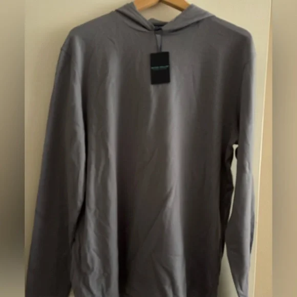 Peter Millar 90% merino wool Gray hoodie - Picture 8 of 8